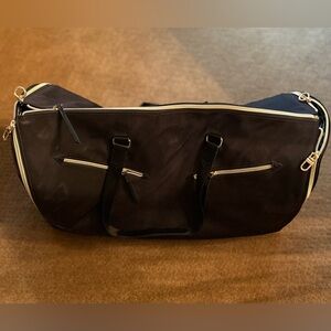 Stella & Dot Black Garment Duffel Bag